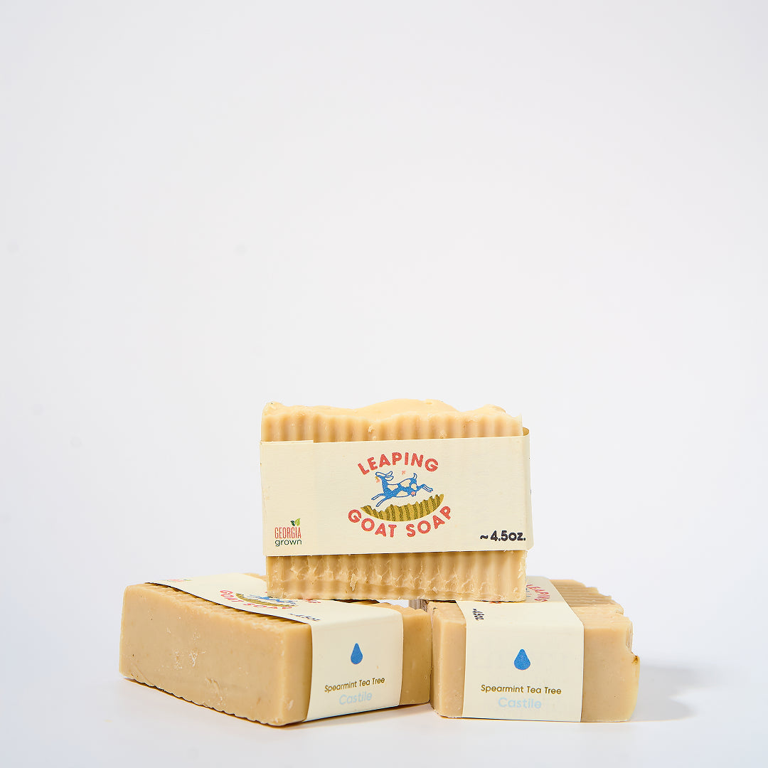 Spearmint Tea Tree Castile Soap Bar