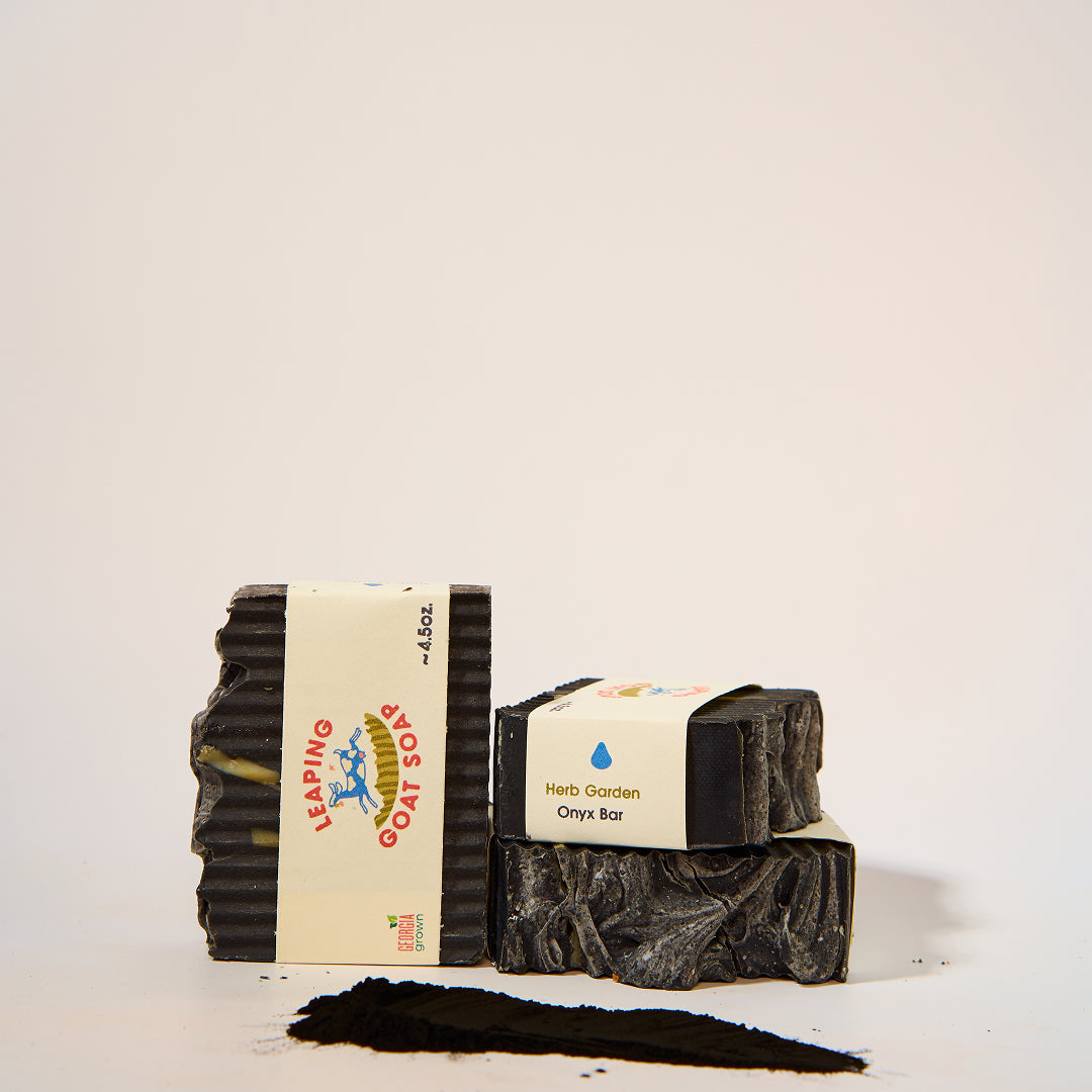 Herb Garden Charcoal Onyx Soap Bar