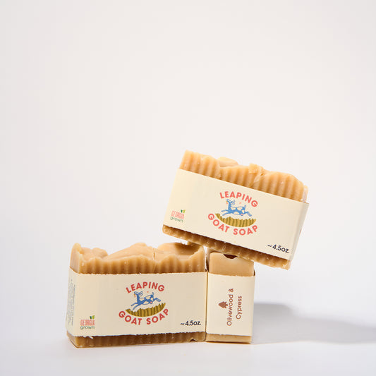 Olivewood & Cypress Soap Bar